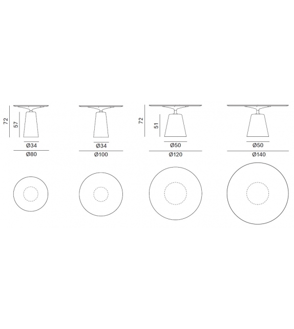 MDF Italia Rock Table