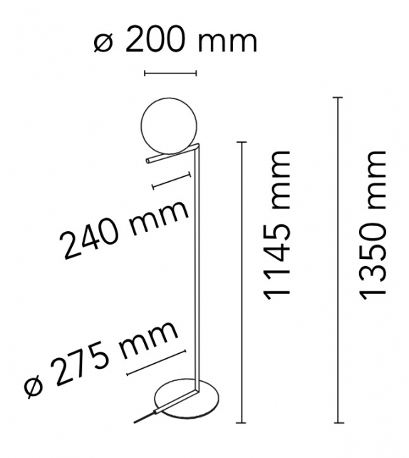 IC F1 Flos Floor Lamp