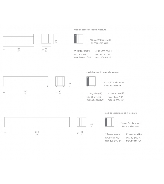 GBmodular Bench Gandia Blasco