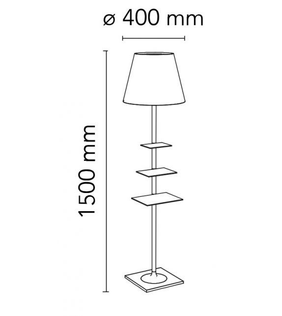 Bibliotheque Nationale Flos Floor Lamp