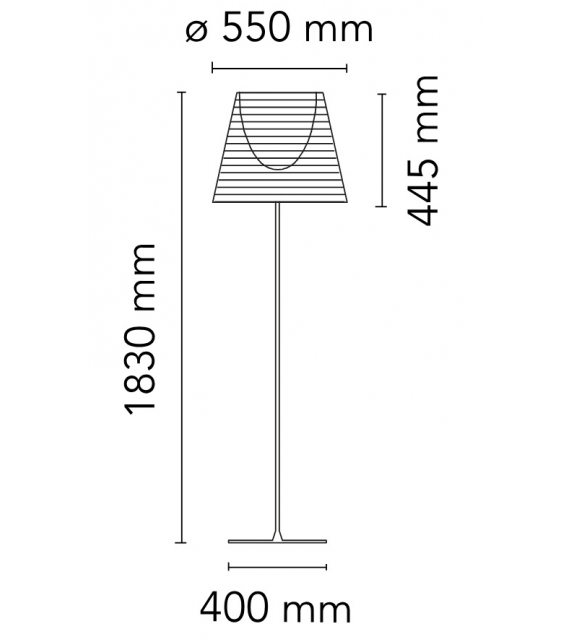 KTribe F3 Flos Lampada da Terra