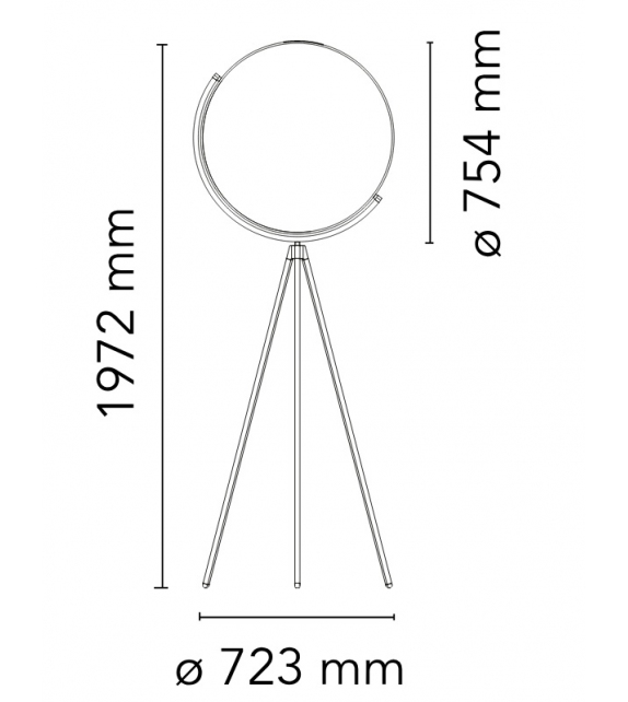 Superloon Flos Lampadaire