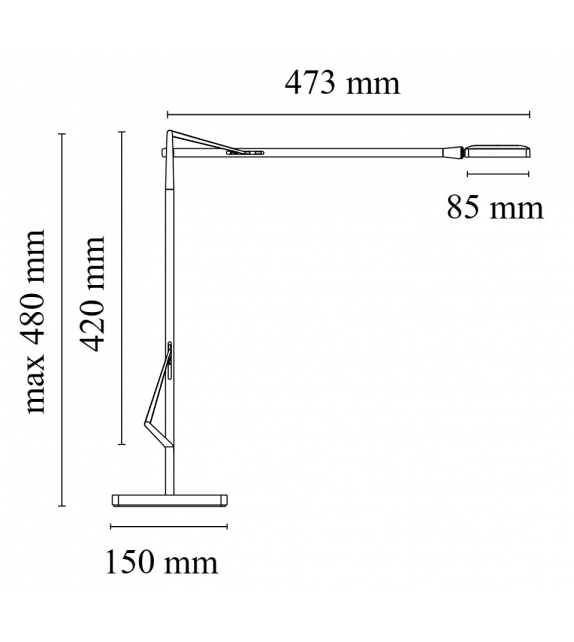 Kelvin Edge Flos Lámpara de Mesa