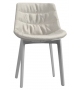 Flow Chair MDF Italia Sedia Imbottita 4 Gambe Cross