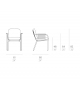 Capa Dining Armchair Gandia Blasco