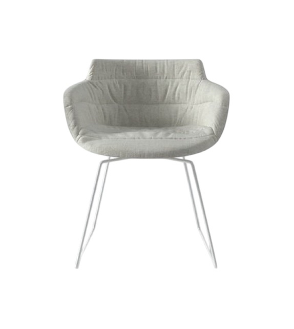 Flow Slim MDF Italia Fauteuil Rembourrée