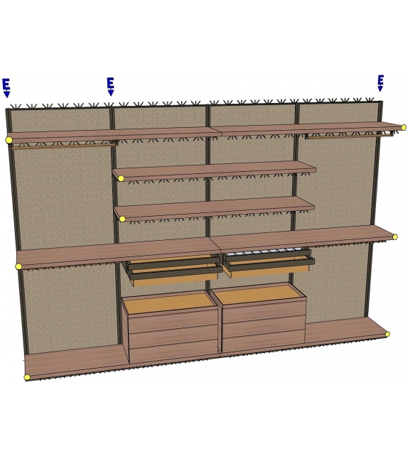Ready for shipping - Dress Bold Rimadesio Walk-in Closet