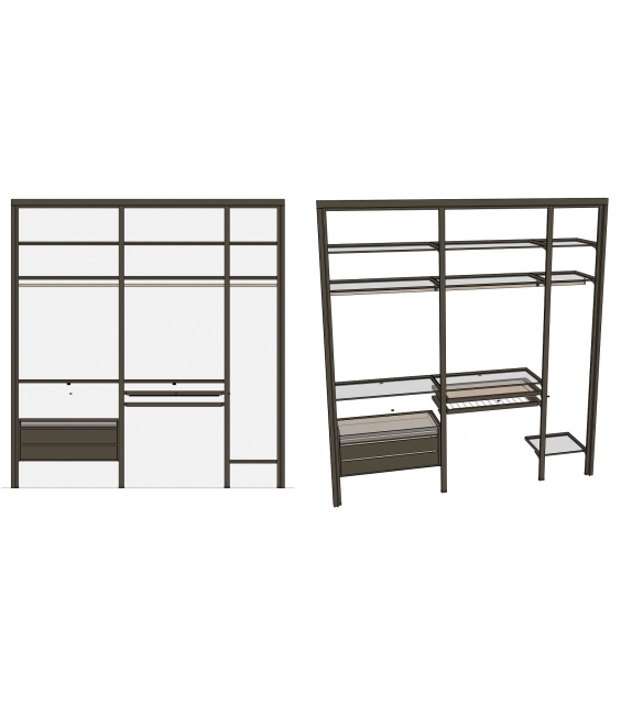 Listo para entregar - Cover Freestanding Rimadesio Armario