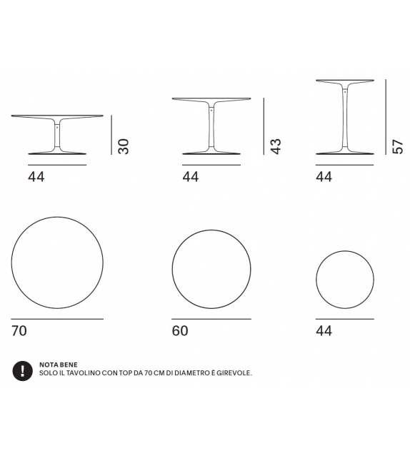 Flow Low Table MDF Italia Mesita