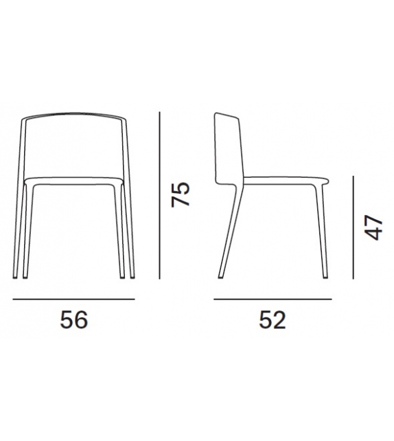 Achille Chair MDF Italia Sedia