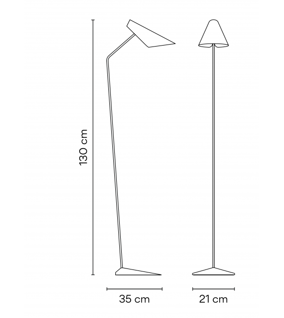 I.Cono Vibia Lampadaire