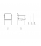 Onde Dining Armchair Gandia Blasco