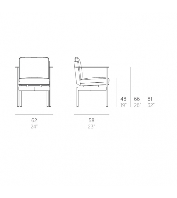 Onde Dining Armchair Gandia Blasco