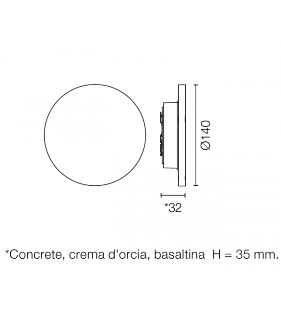 Camouflage 140 Flos Wall Lamp