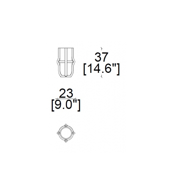 Sestiere Cassina Vase
