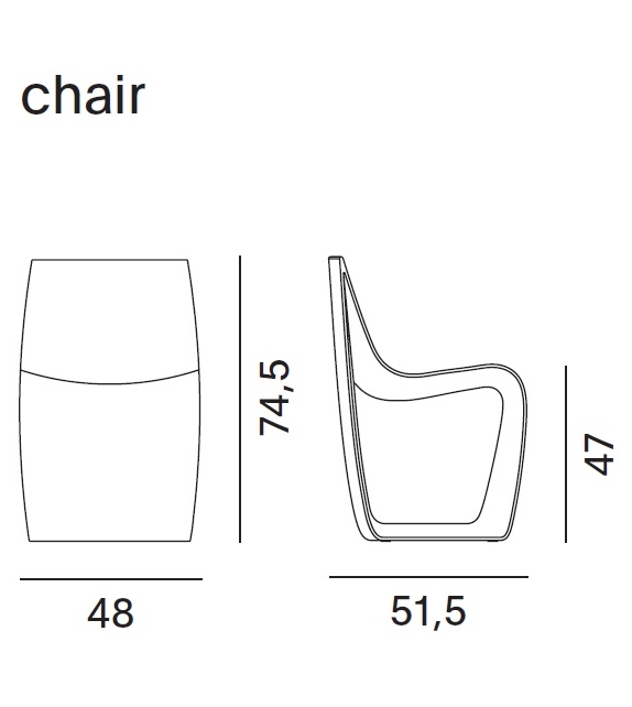 Sign Matt MDF Italia Chair