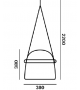 Mona Large Brokis Pendant Lamp
