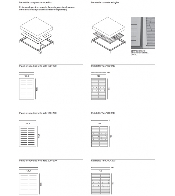 Yale Bed MDF Italia Letto
