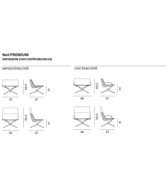 Neil MDF Italia Armchair