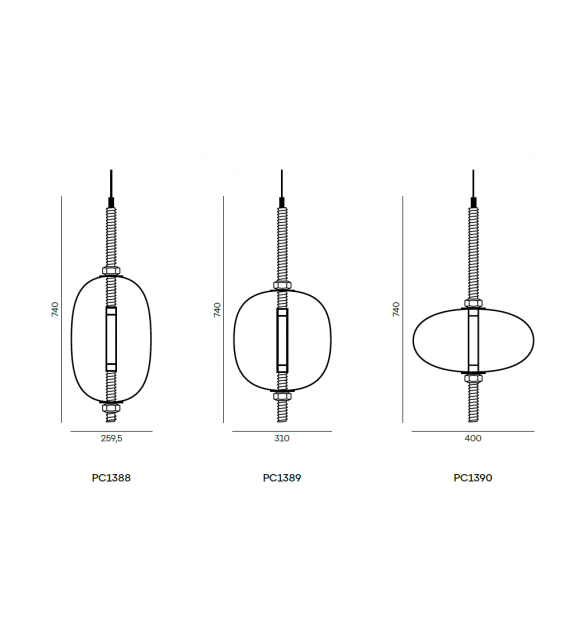 Vertical Little Brokis Floor Lamp