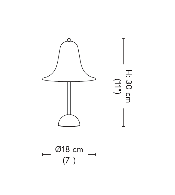 Ready for shipping - Pantop Portable Verpan Table Lamp