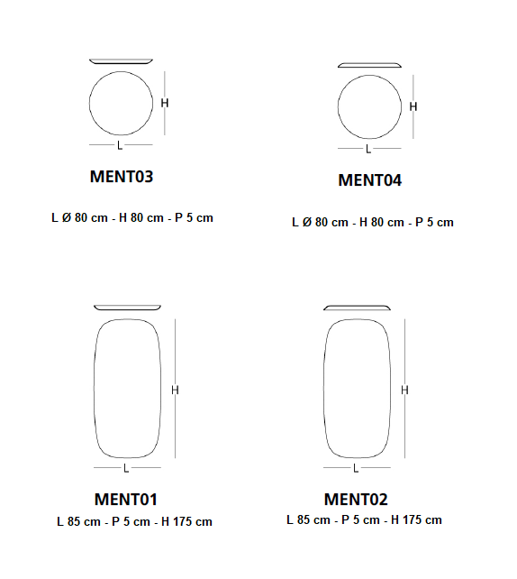 Menteur Glas Italia Mirror