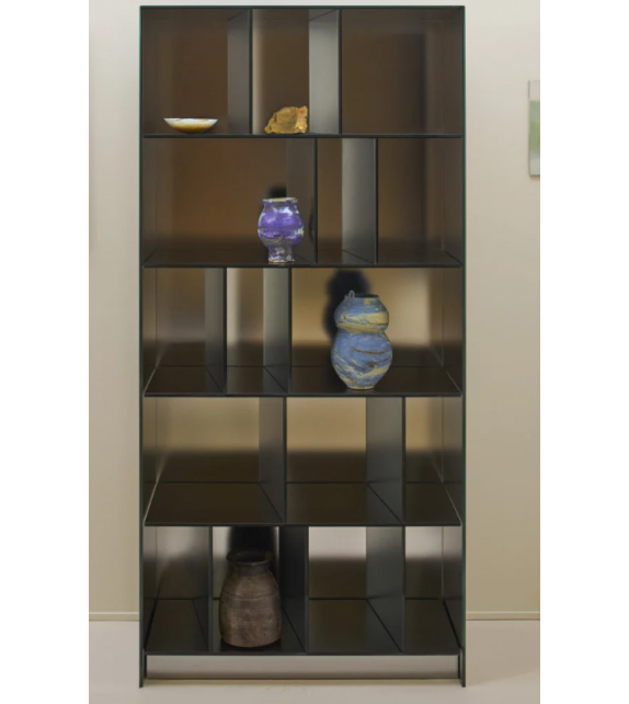 Obliquo Glas Italia Mueble Contenedor