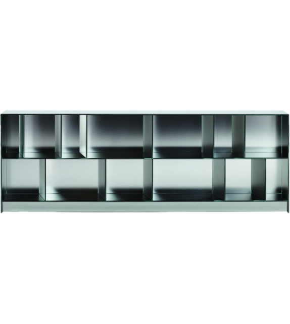 Obliquo Glas Italia Mueble Contenedor