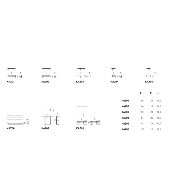 Kazimir Glas Italia Shelves