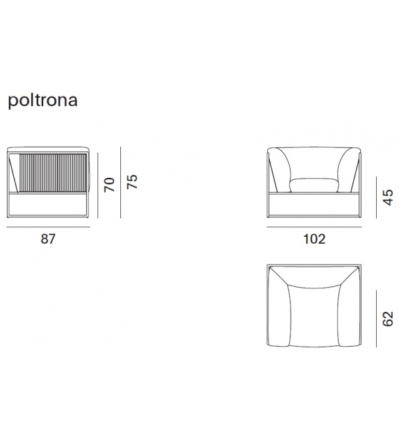 Arpa MDF Italia Outdoor Poltrona
