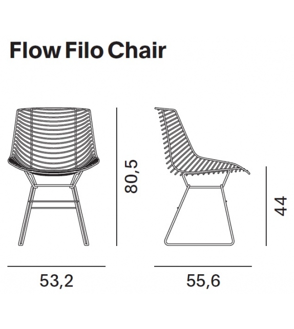 Flow Filo Chair MDF Italia Outdoor Stuhl