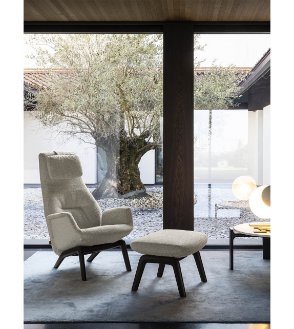 Downtown Lounge Pouf Poltrona Frau