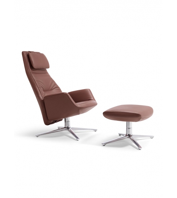 Downtown Lounge Pouf Poltrona Frau