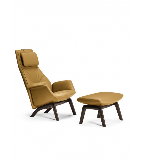 Downtown Lounge Pouf Poltrona Frau