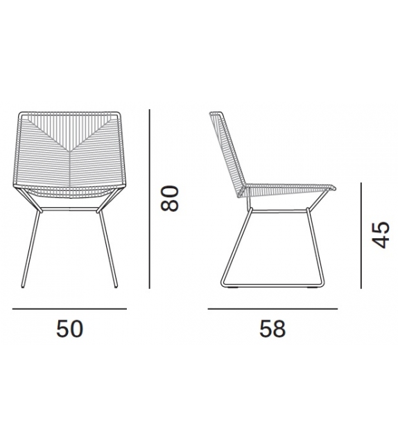 Neil Twist Chair MDF Italia Outdoor Stuhl