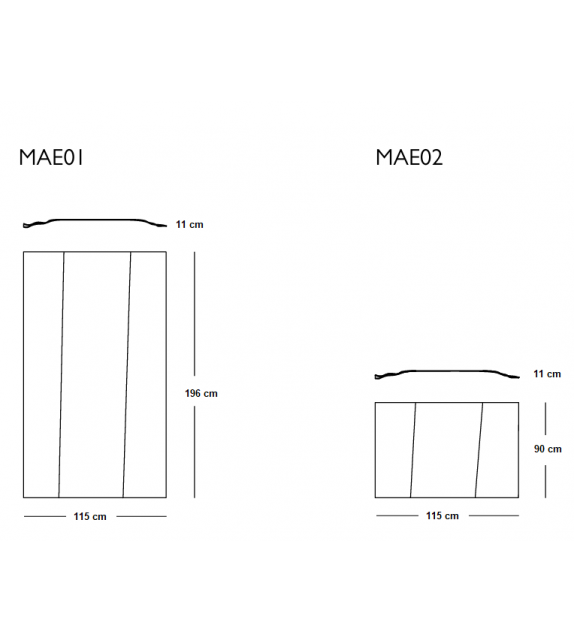 Maestrale Glas Italia Mirror