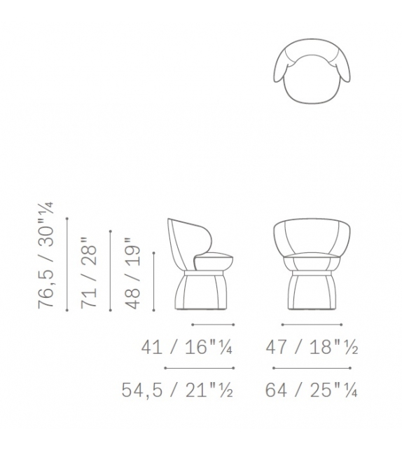 Leplì Poltrona Frau Sillón