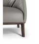 Archibald Large Poltrona Frau Armchair with Wooden Base