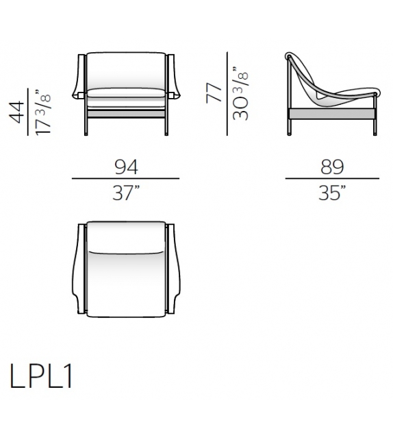 Lia Molteni&C Armchair