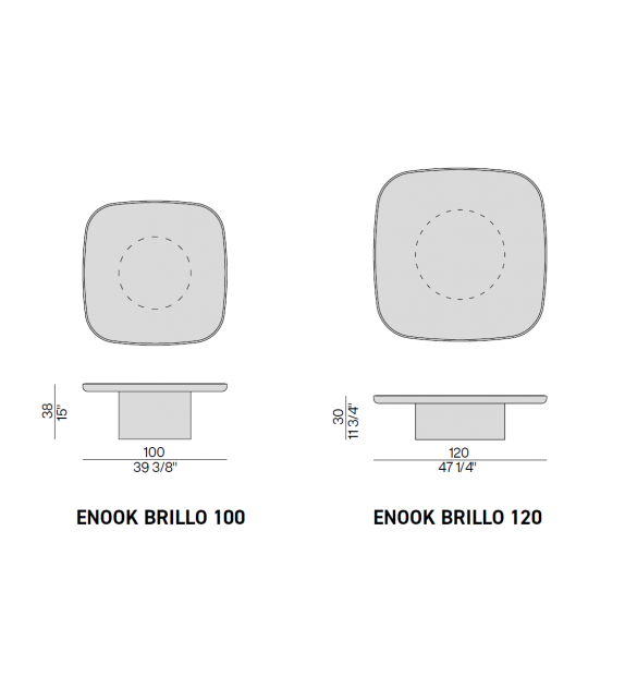 Enook Brillo Porada Couchtisch