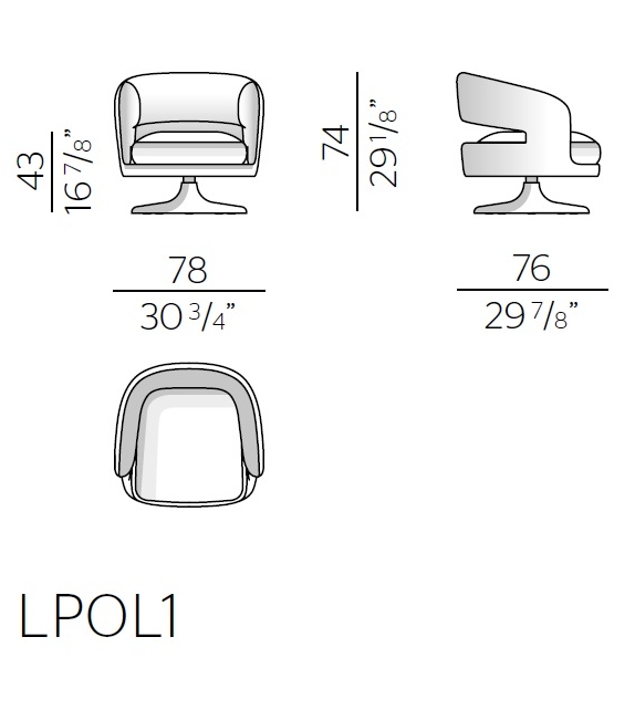 Linea Molteni&C Sessel