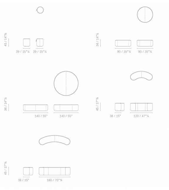 Bay Puf Poltrona Frau