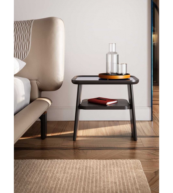 Duo Bedside Table Poltrona Frau & Ceccotti Collezioni