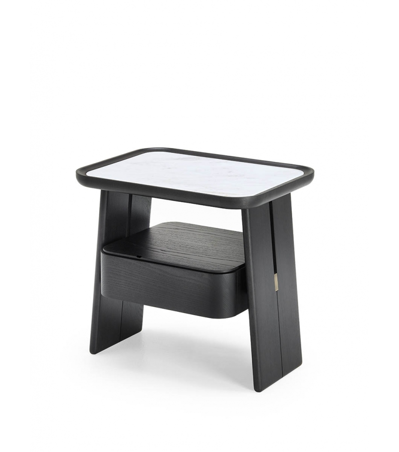 Duo Poltrona Frau & Ceccotti Collezioni Table De Chevet