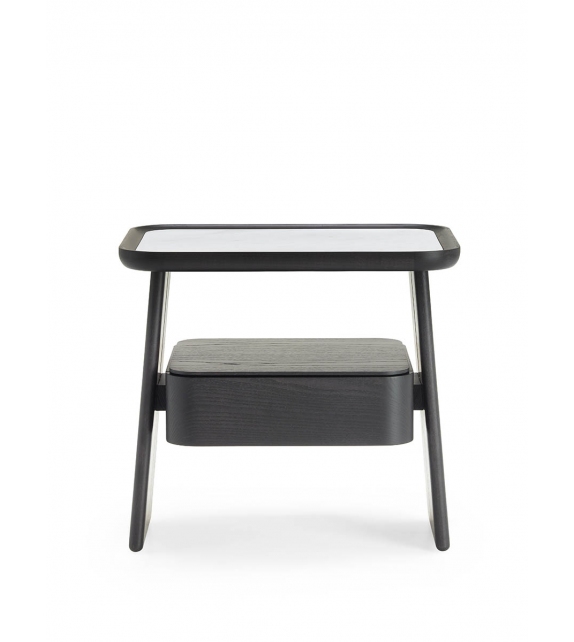 Duo Bedside Table Poltrona Frau & Ceccotti Collezioni