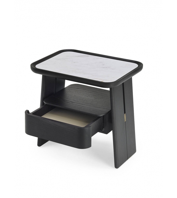 Duo Poltrona Frau & Ceccotti Collezioni Table De Chevet