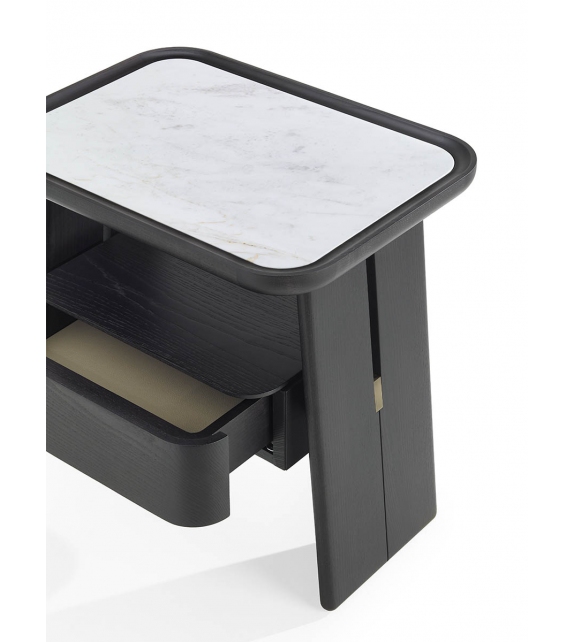 Duo Poltrona Frau & Ceccotti Collezioni Table De Chevet