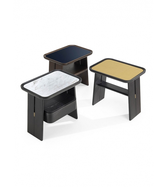 Duo Poltrona Frau & Ceccotti Collezioni Table De Chevet