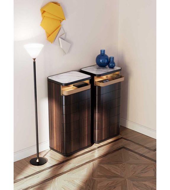 Duo Poltrona Frau & Ceccotti Collezioni Cajonera