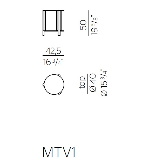 Maylis Molteni&C Beistelltisch